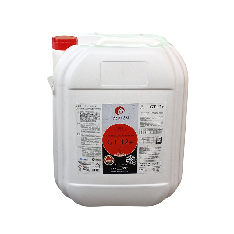 Takasaki – Antifreeze (G12+, Red) – 20L