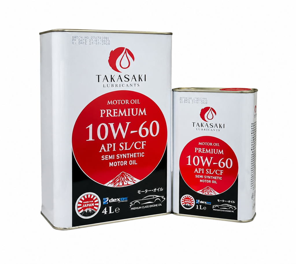 Engine oil TAKASAKI 10W-60, semi-synthetic