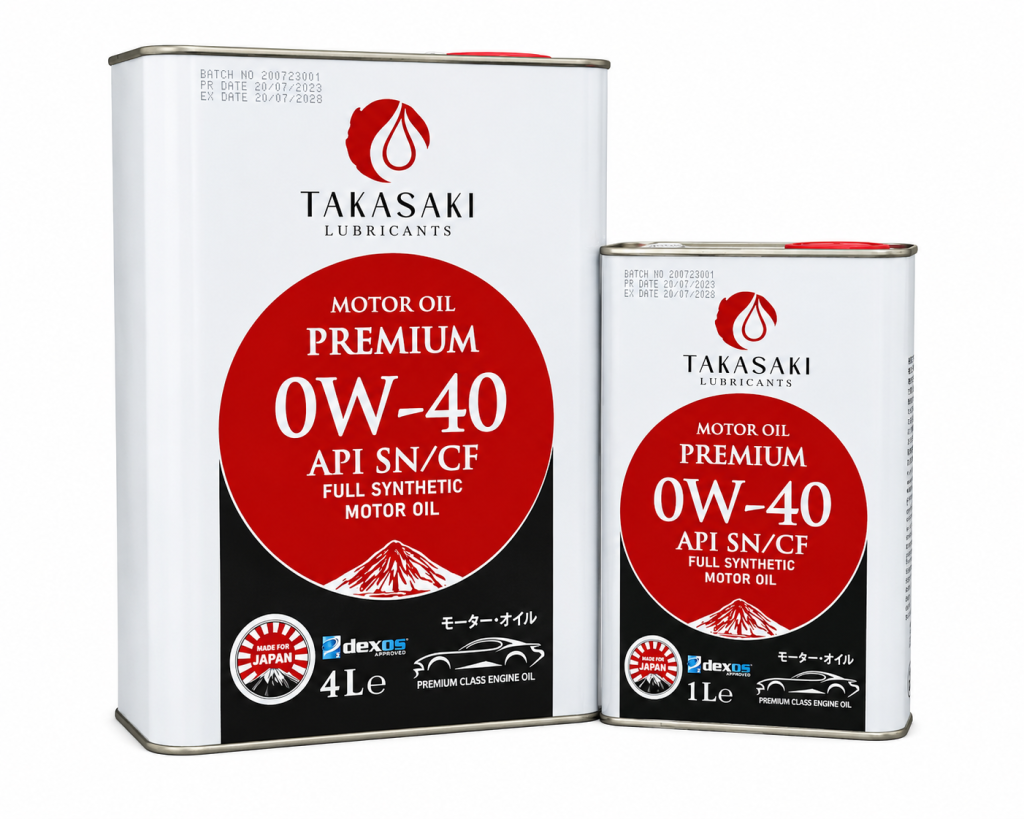 Engine oil TAKASAKI 0W-40, fully synthetic