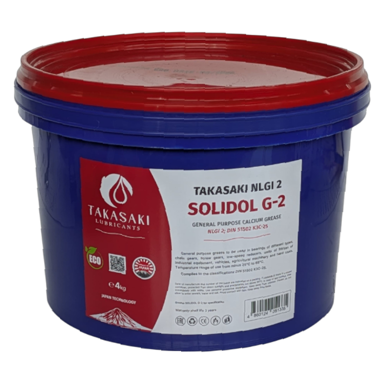 Takasaki Grease – SOLIDOL G-2 Lubricant 4kg