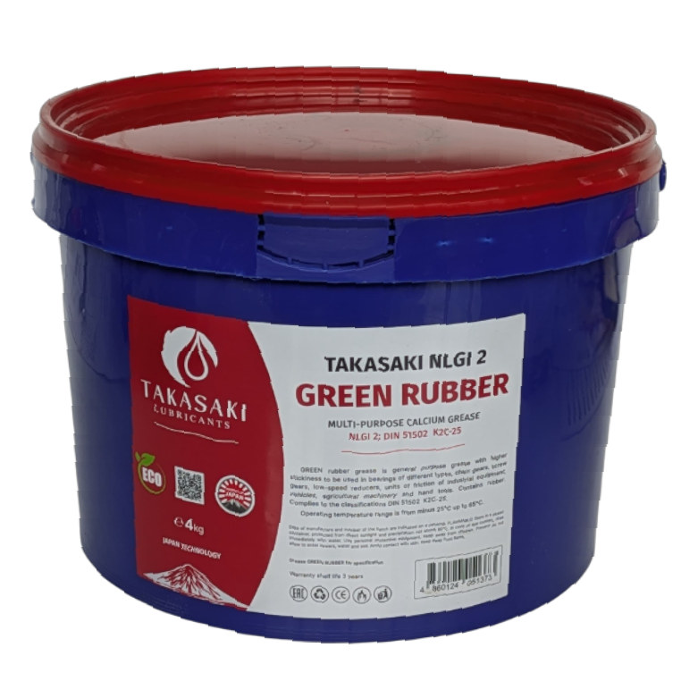 Takasaki Grease – GREEN RUBBER Lubricant 4kg